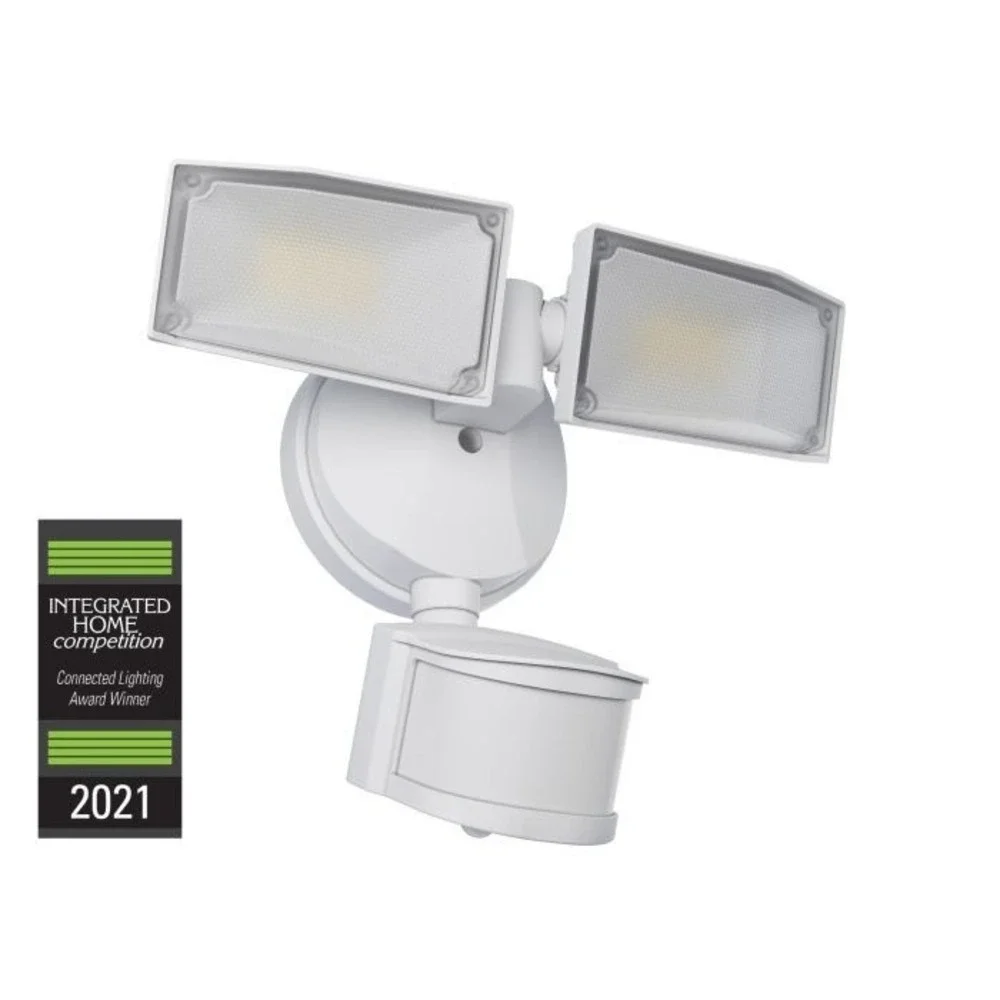 Good Earth SMART LED Motion Activated Security Area Flood Light - White -WiFi BT